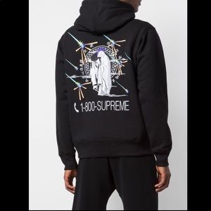 1-800 SUPREME EMBROIDERED HOODIE
